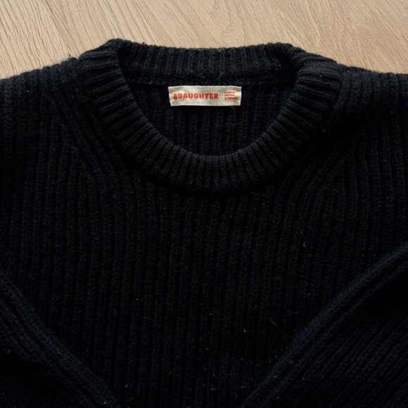&Daughter Black Wool Sweater (S) - Picture 3 of 5